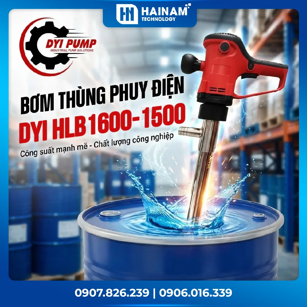 Bơm thùng phuy điện DYI HLB1600-1500