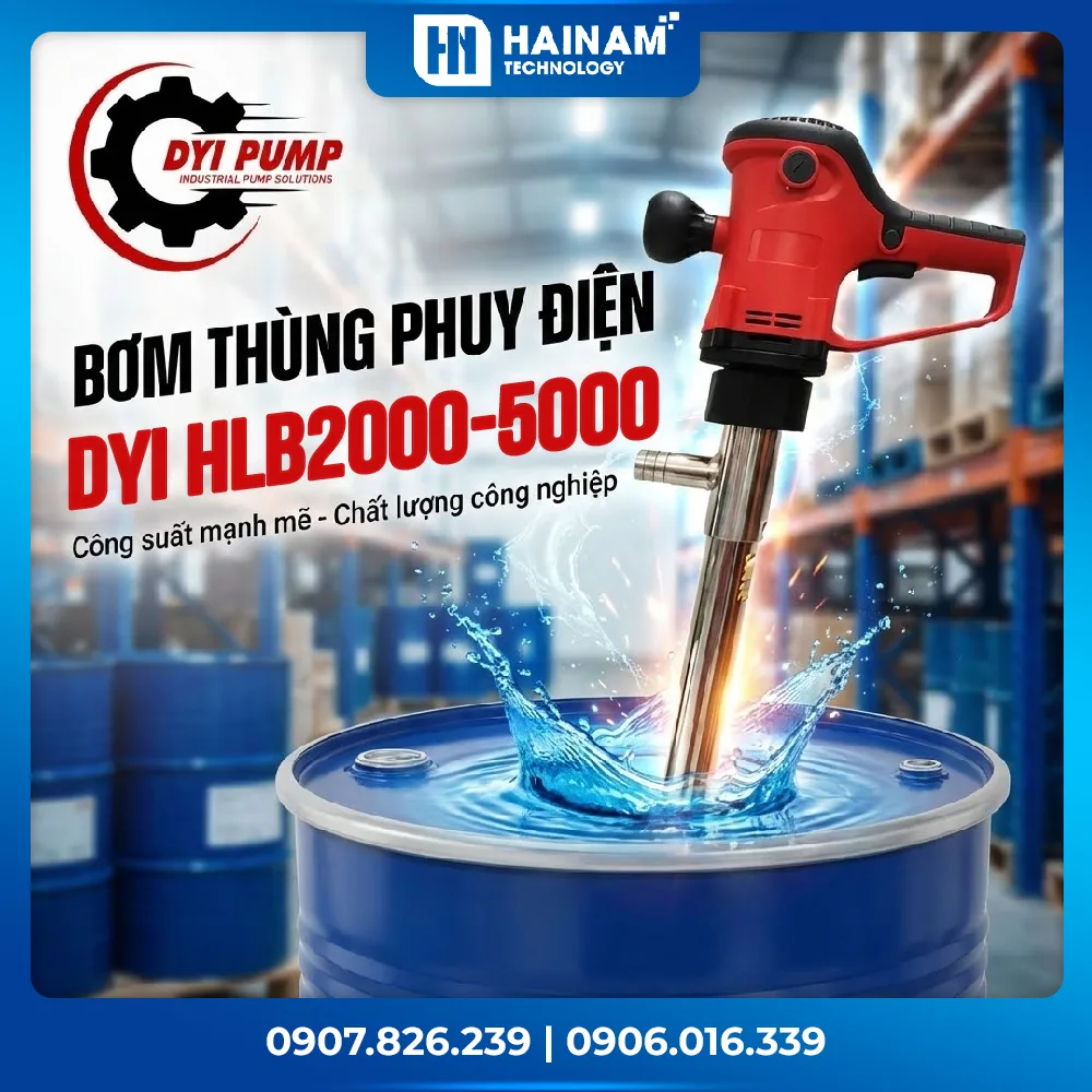 Bơm thùng phuy điện DYI HLB2000-5000