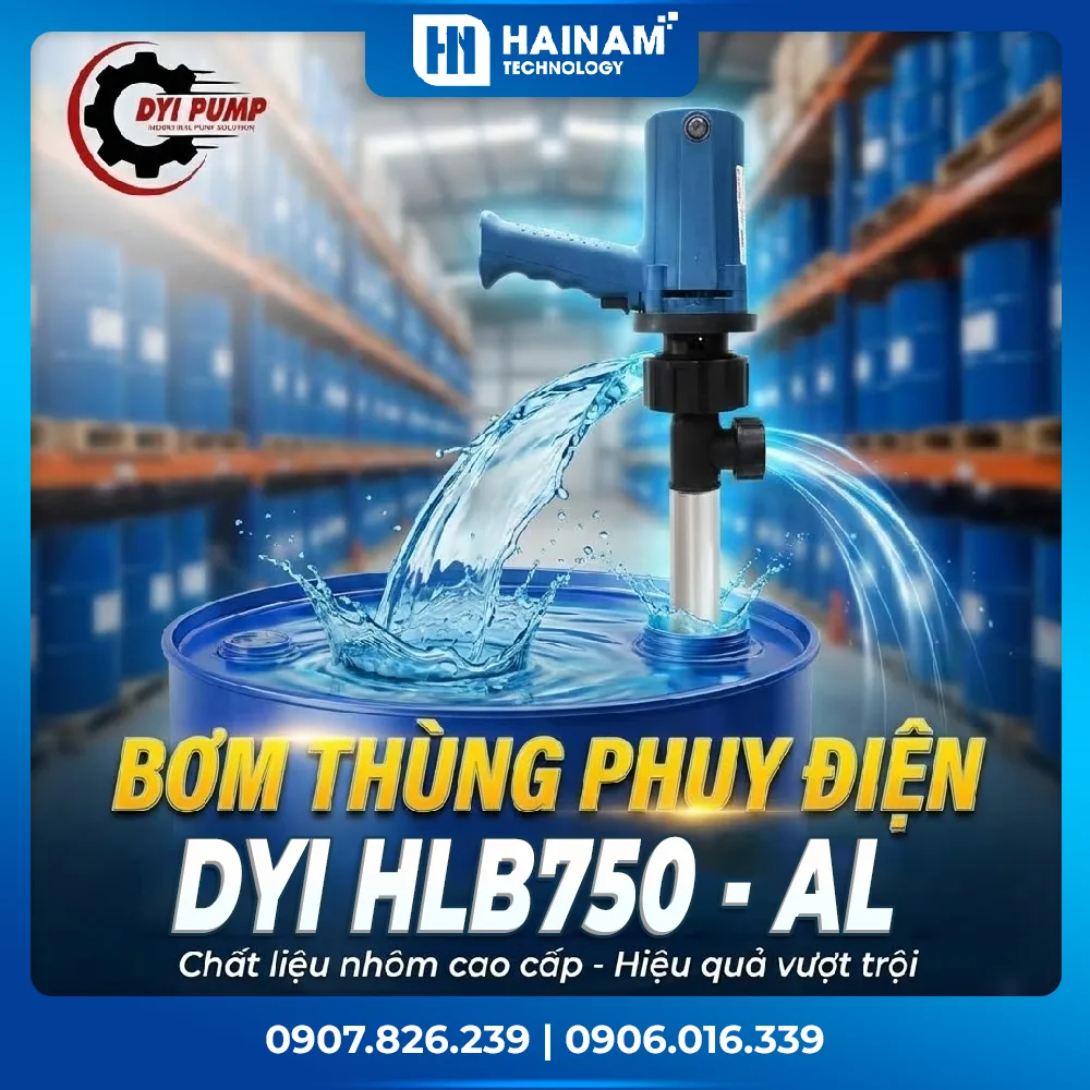 Bơm thùng phuy điện DYI HLB750-AL