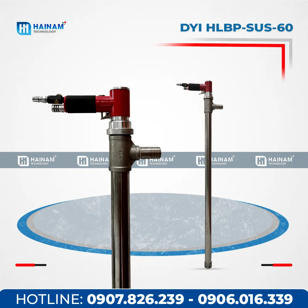 bơm thùng phuy khí nén dyi hlbp sus 60