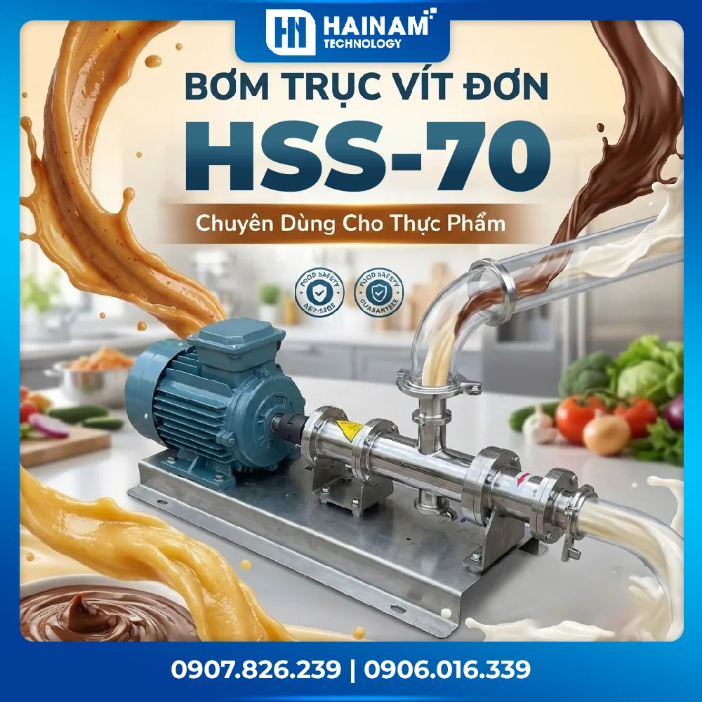 bơm trục vít đơn hss-70