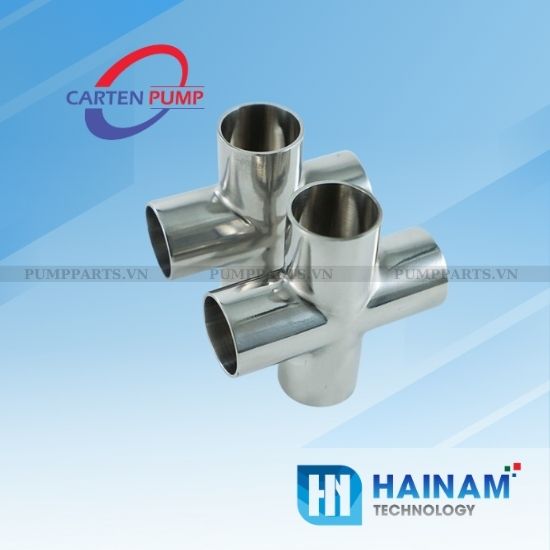 Chữ thập hàn Inox vi sinh