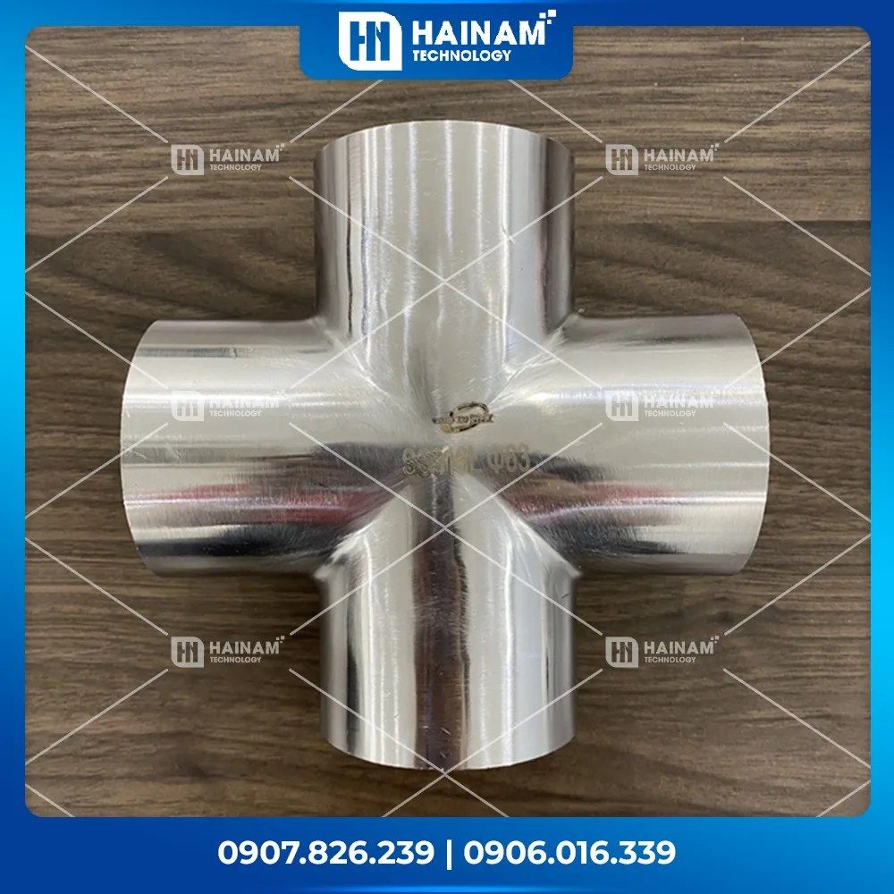 Chữ Thập Đều Inox Vi Sinh Nối Hàn