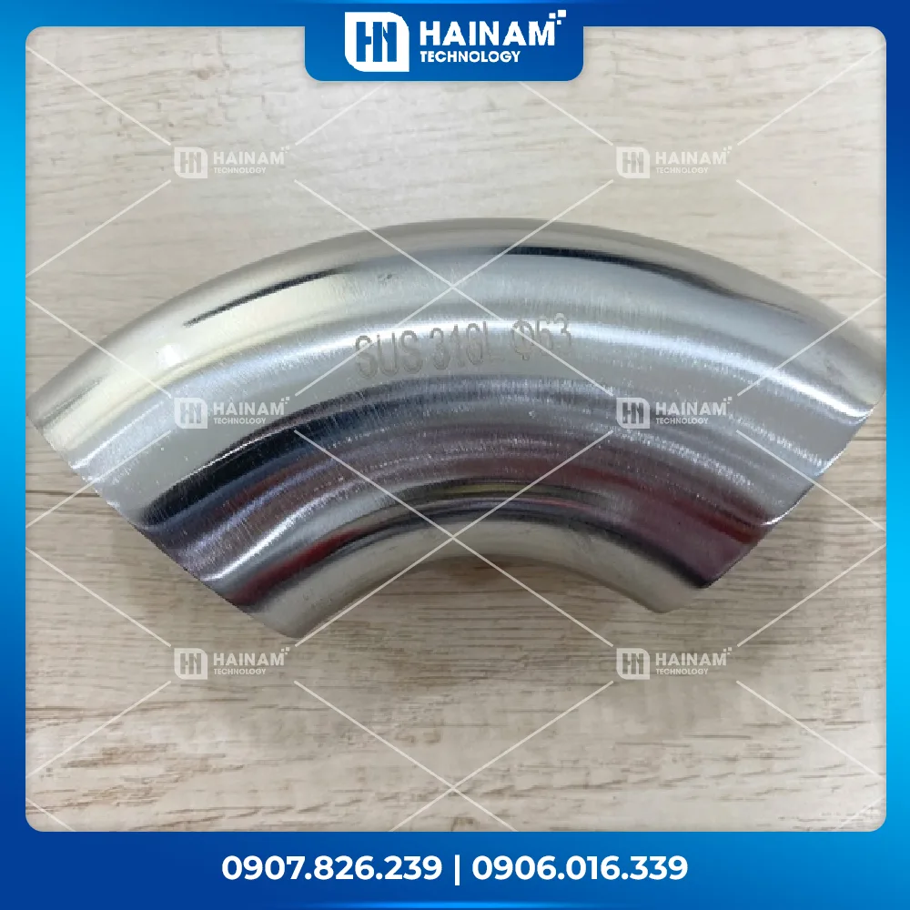 Co Ngắn 90 Inox vi sinh Nối Hàn