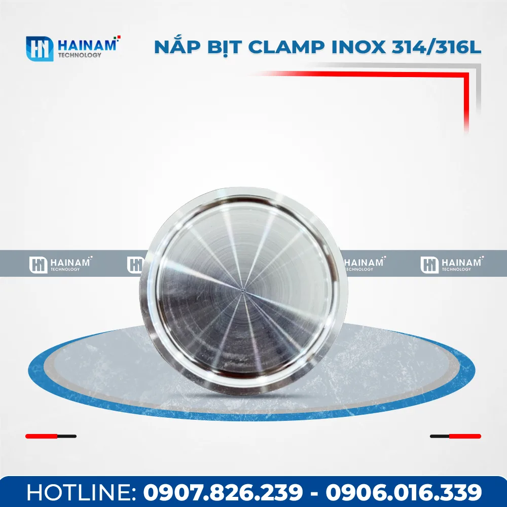 Nắp bịt Clamp 304/316L