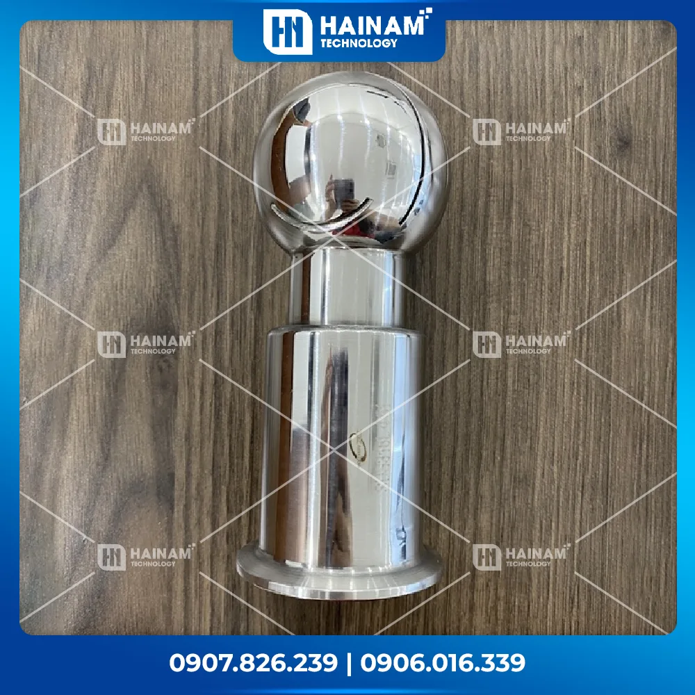Quả Cầu Xoay Vệ Sinh Đường Ống Inox Nối Clamp