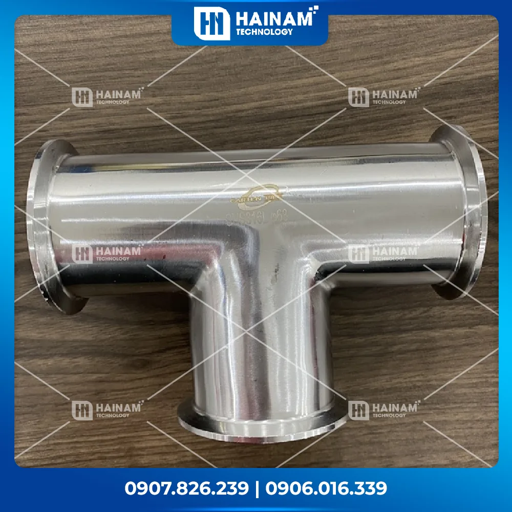 Tê Đều Inox Vi Sinh Nối Nhanh