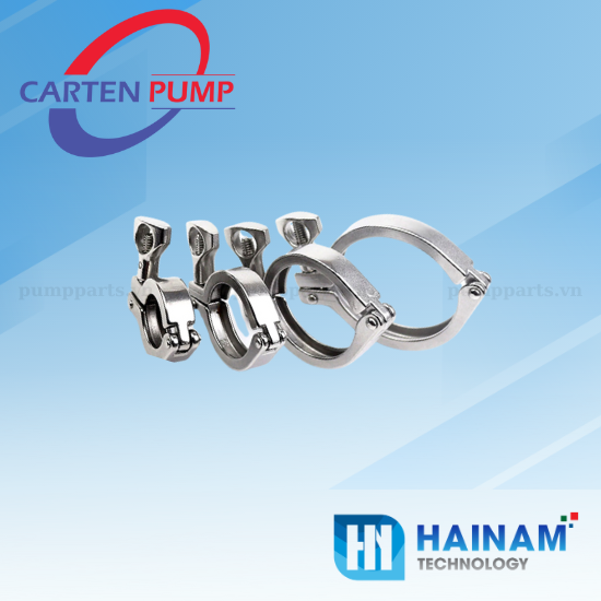 Clamp Inox vi sinh 304/316L chuẩn DIN/SMS