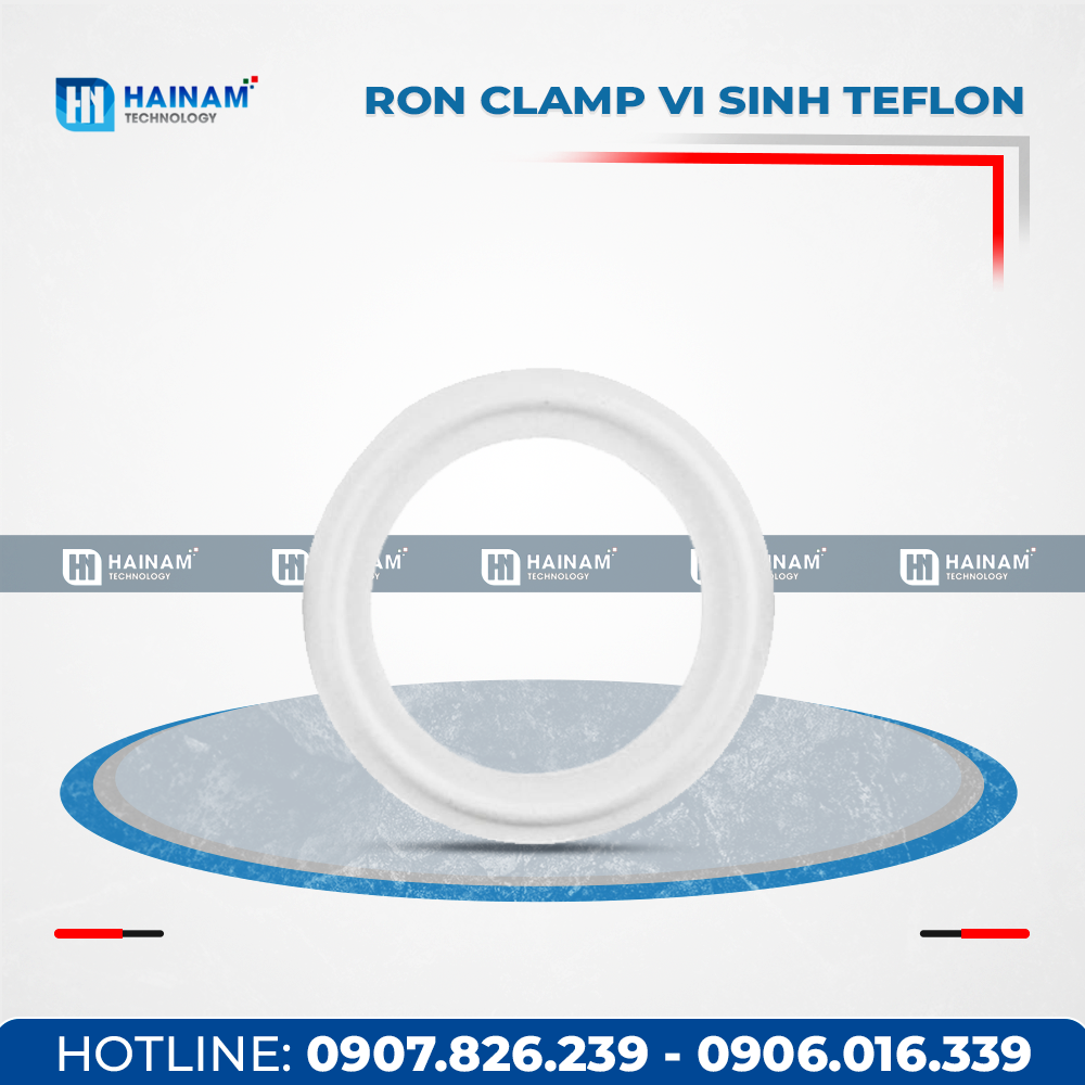 Ron Clamp vi sinh Teflon