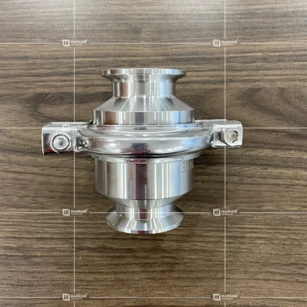 van một chiều inox 2 đầu clamp