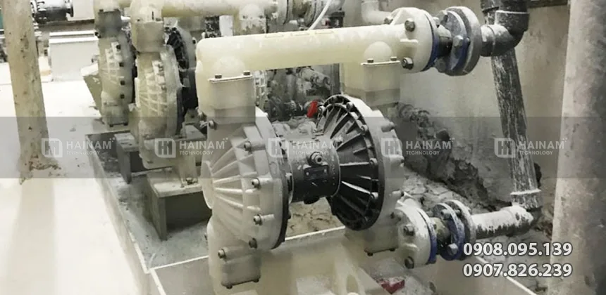 Ứng dụng bơm màng bơm hóa chất