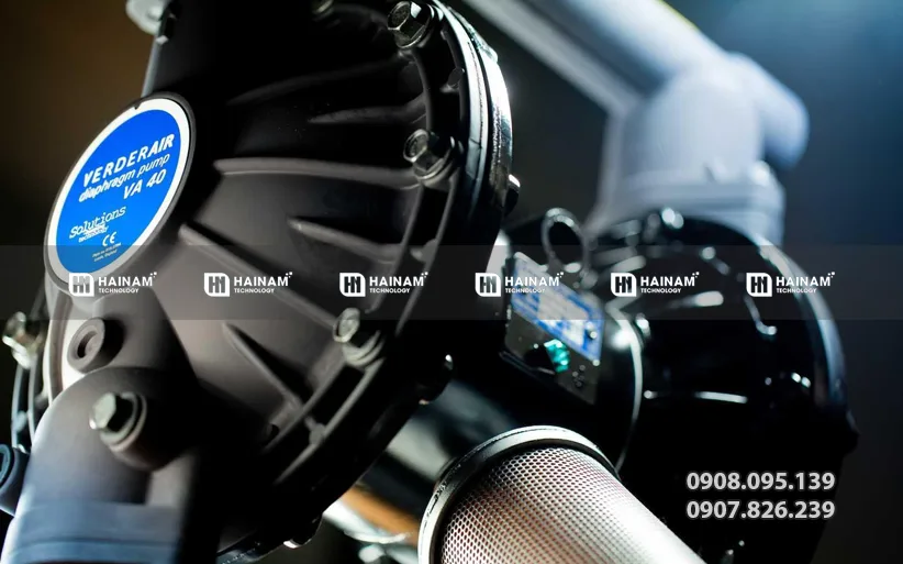 Ứng dụng bơm màng VA40 metallic