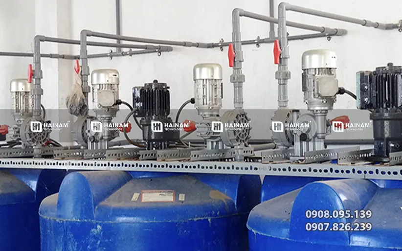 Ứng dụng bơm định lượng OBL M101PPSV