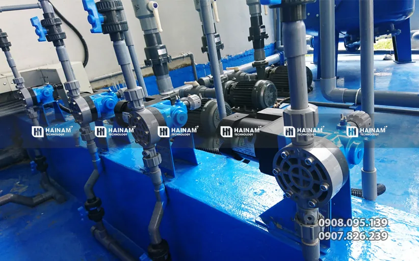 Ứng dụng bơm định lượng OBL M521PPSV