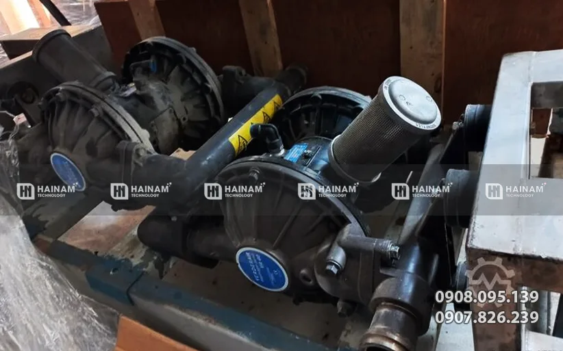 ứng dụng bơm màng VA25(HE) Metallic
