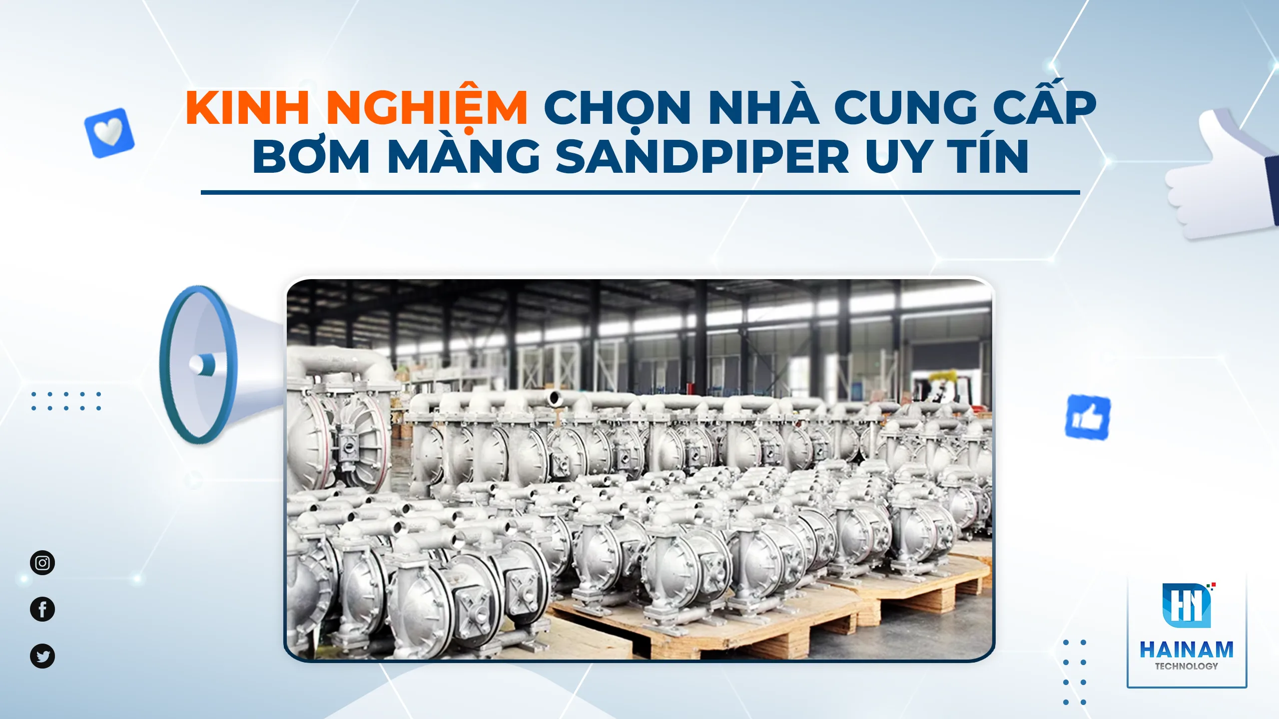 Kinh nghiệm chọn nhà cung cấp bơm màng Sandpiper uy tín
