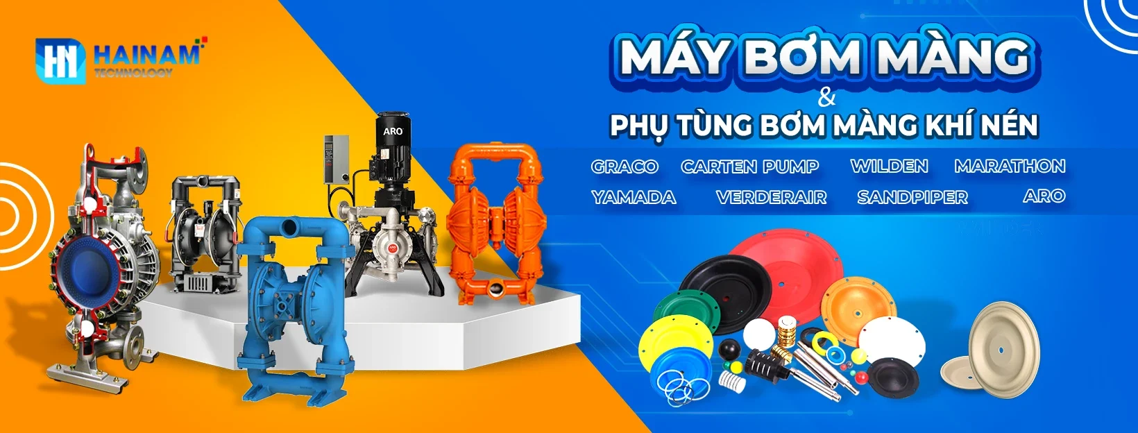Nhà phân phối bơm màng Sandpiper chính hãng - Hải Nam Pump