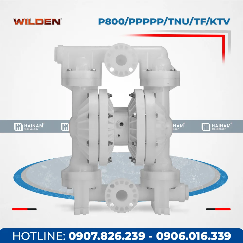 Bơm màng Wilden P800/PPPPP/TNU/TF/KTV