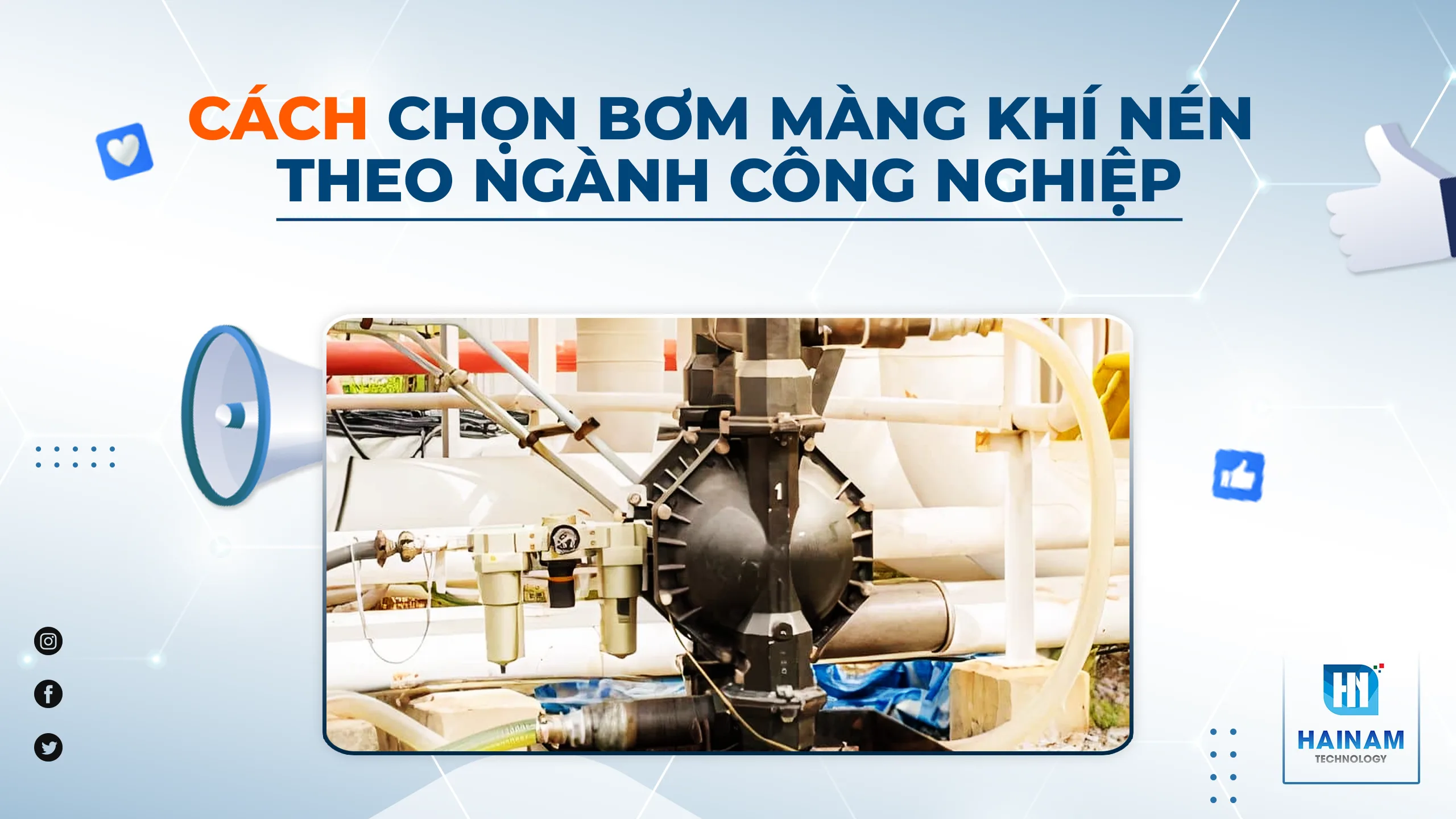 Tư vấn chọn bơm màng khí nén theo từng ngành công nghiệp