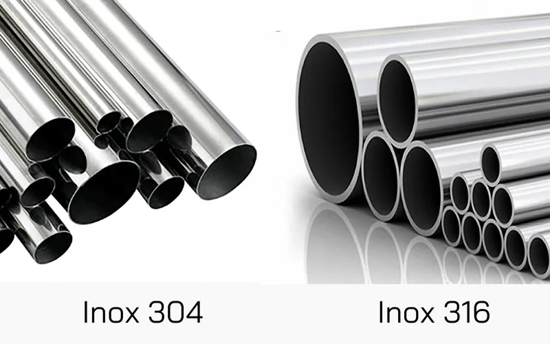 phụ kiện inox công nghiệp 304 và 316