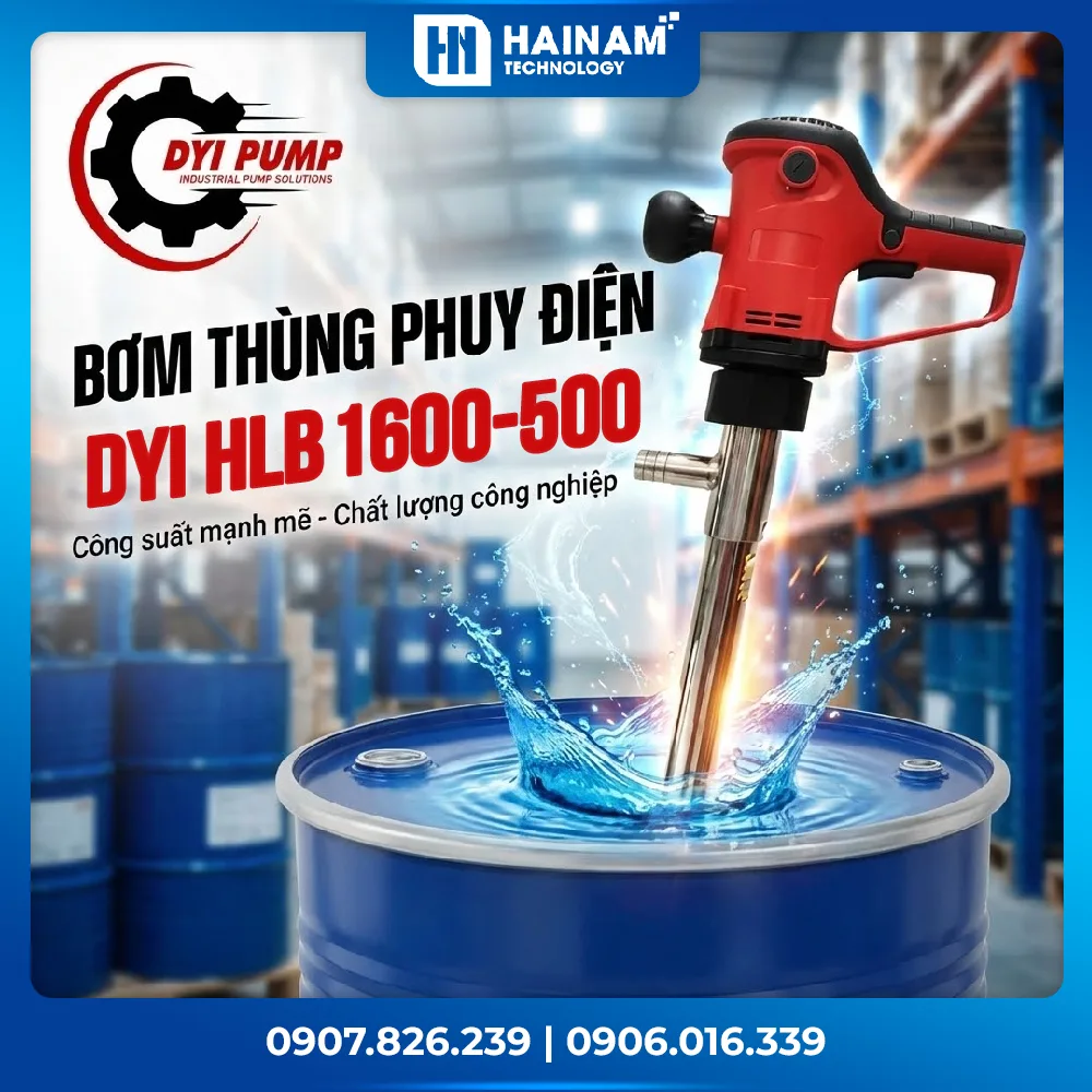 Bơm thùng phuy điện DYI HLB1600-500