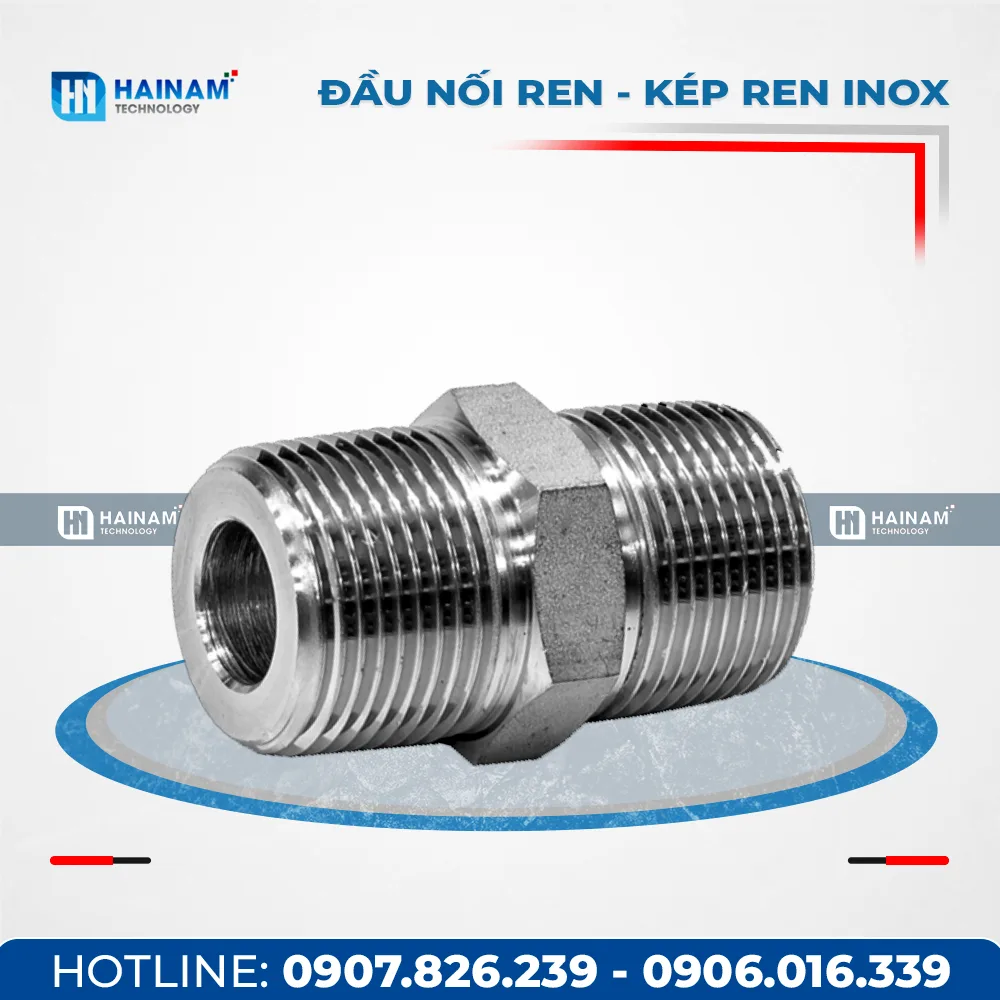 ĐẦU NỐI REN - KÉP REN INOX