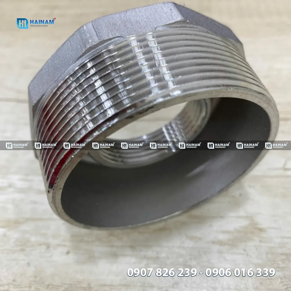 đầu nối ren ngoài inox
