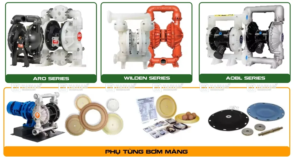Địa chỉ cung cấp bơm màng khí nén tại Bình Dương - TPHCM