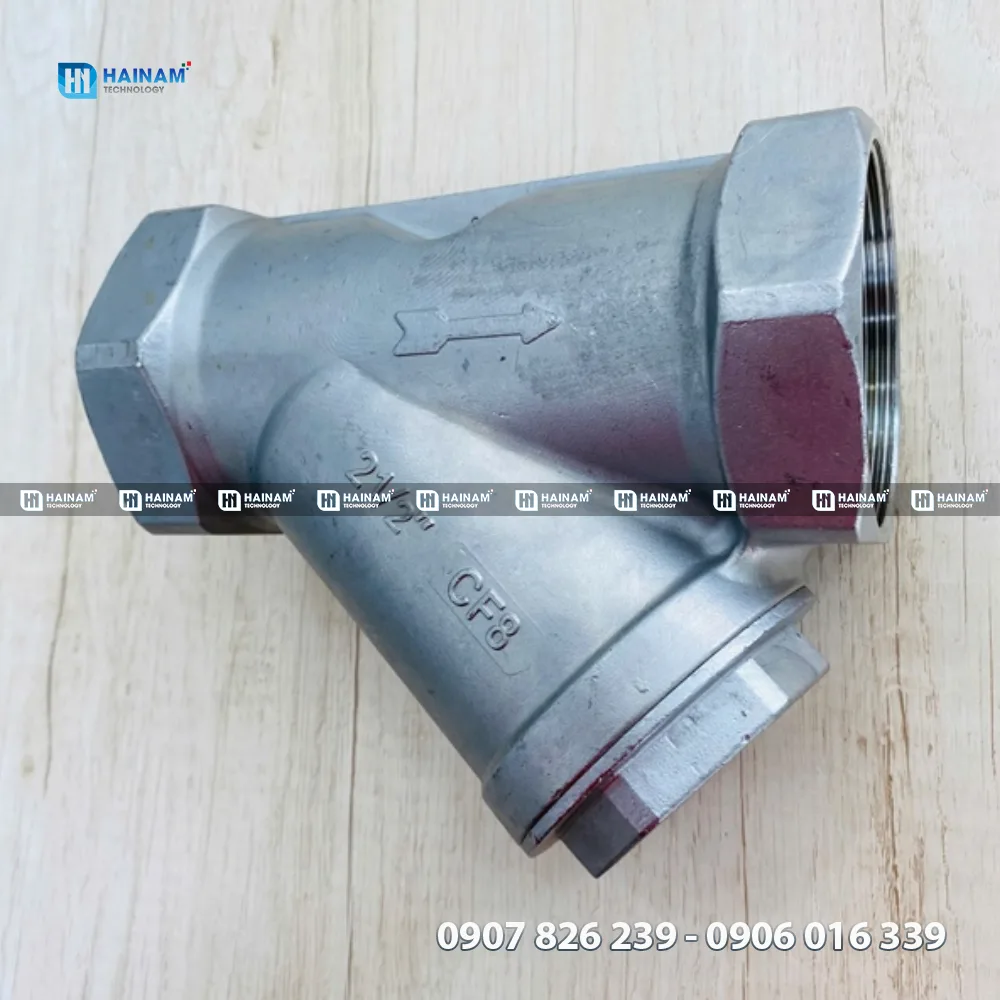 lọc y inox 2 đầu ren trong