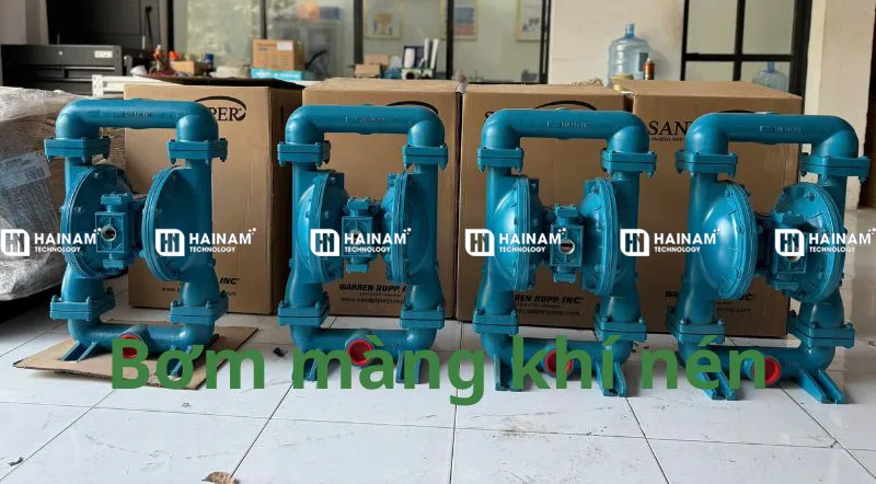 Nhu cầu sử dụng bơm màng khí nén tại Bình Dương