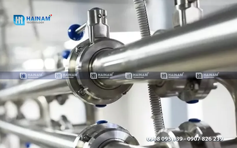 rắc co inox vi sinh trong ngành công nghiệp