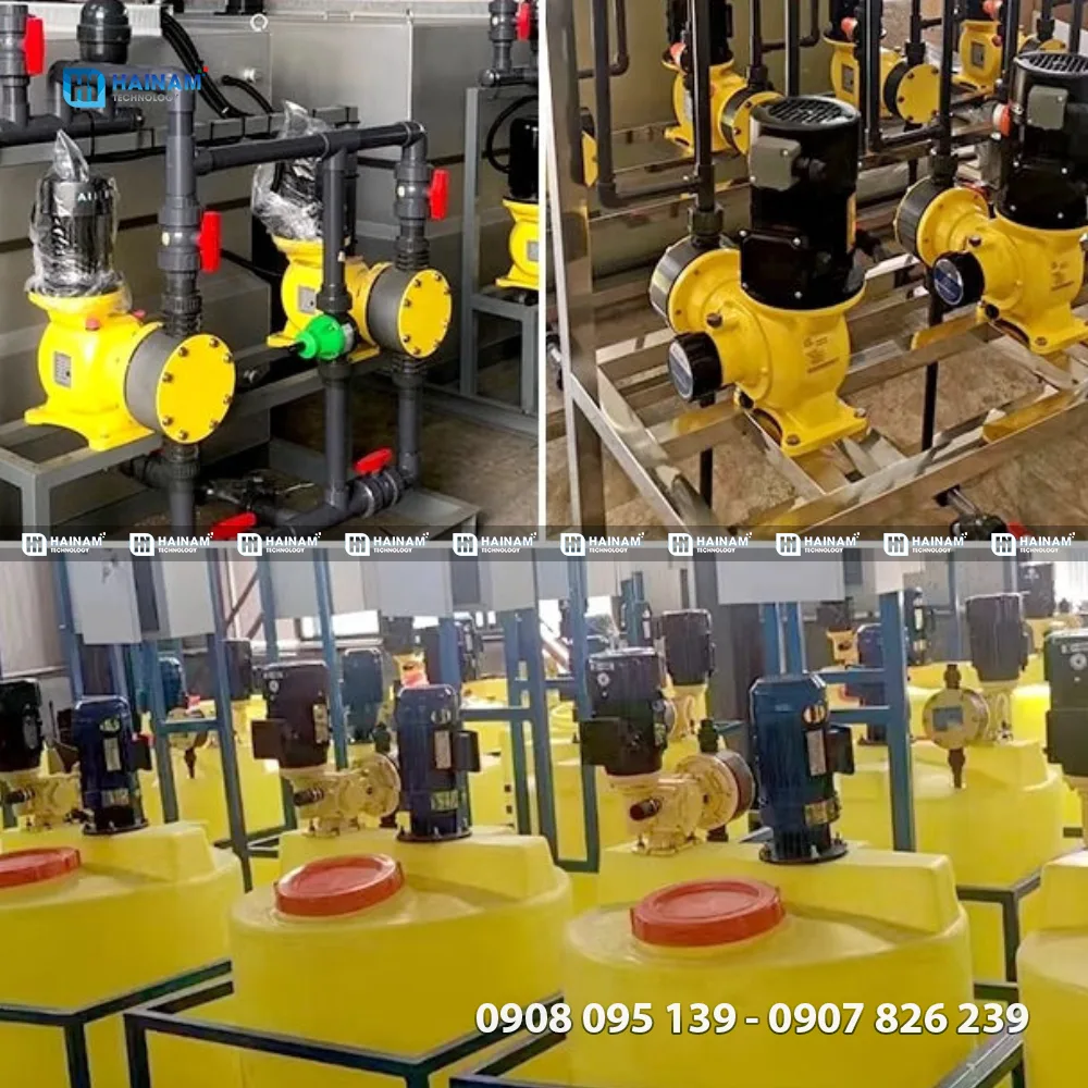 ứng dụng thực tế bơm định lượng milton roy