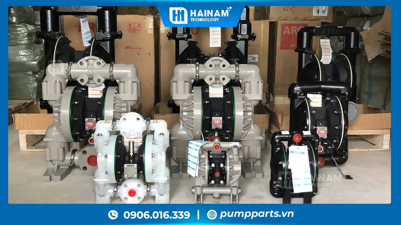 Bơm màng aro bơm dầu thải