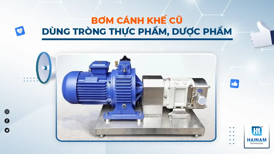 Bơm cánh khế cũ dùng trong thực phẩm giá tốt, hàng có sẵn