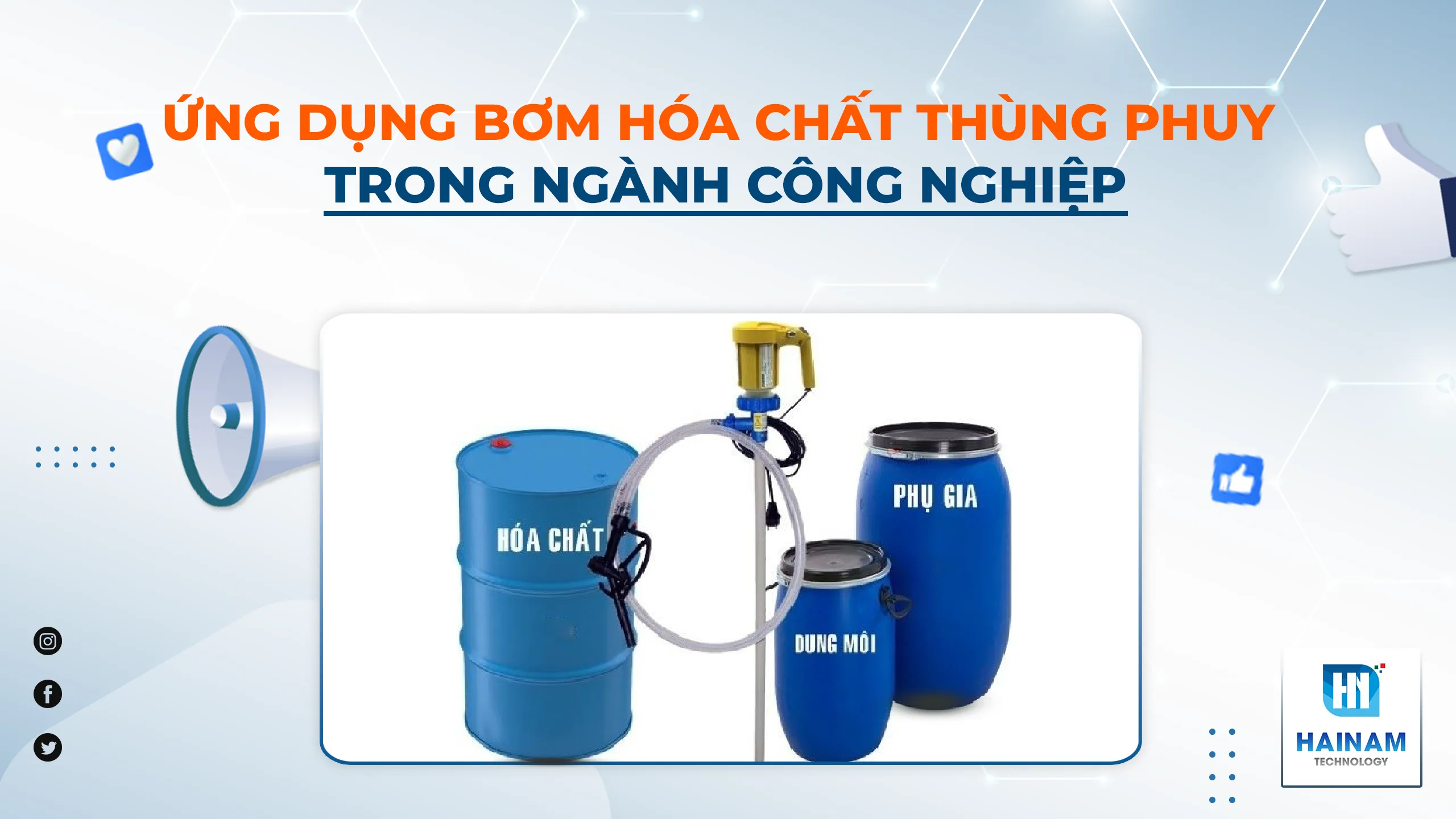 Ứng Dụng Bơm Hóa Chất Thùng Phuy Trong Ngành Công Nghiệp Hóa Chất