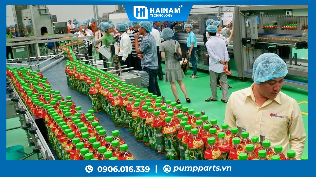 bơm ly tâm cho nhà máy nước ngọt