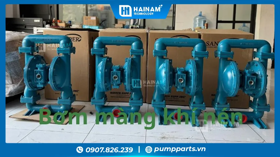 bơm màng được tích hợp trong nhiều hệ thống sản xuất hóa chất