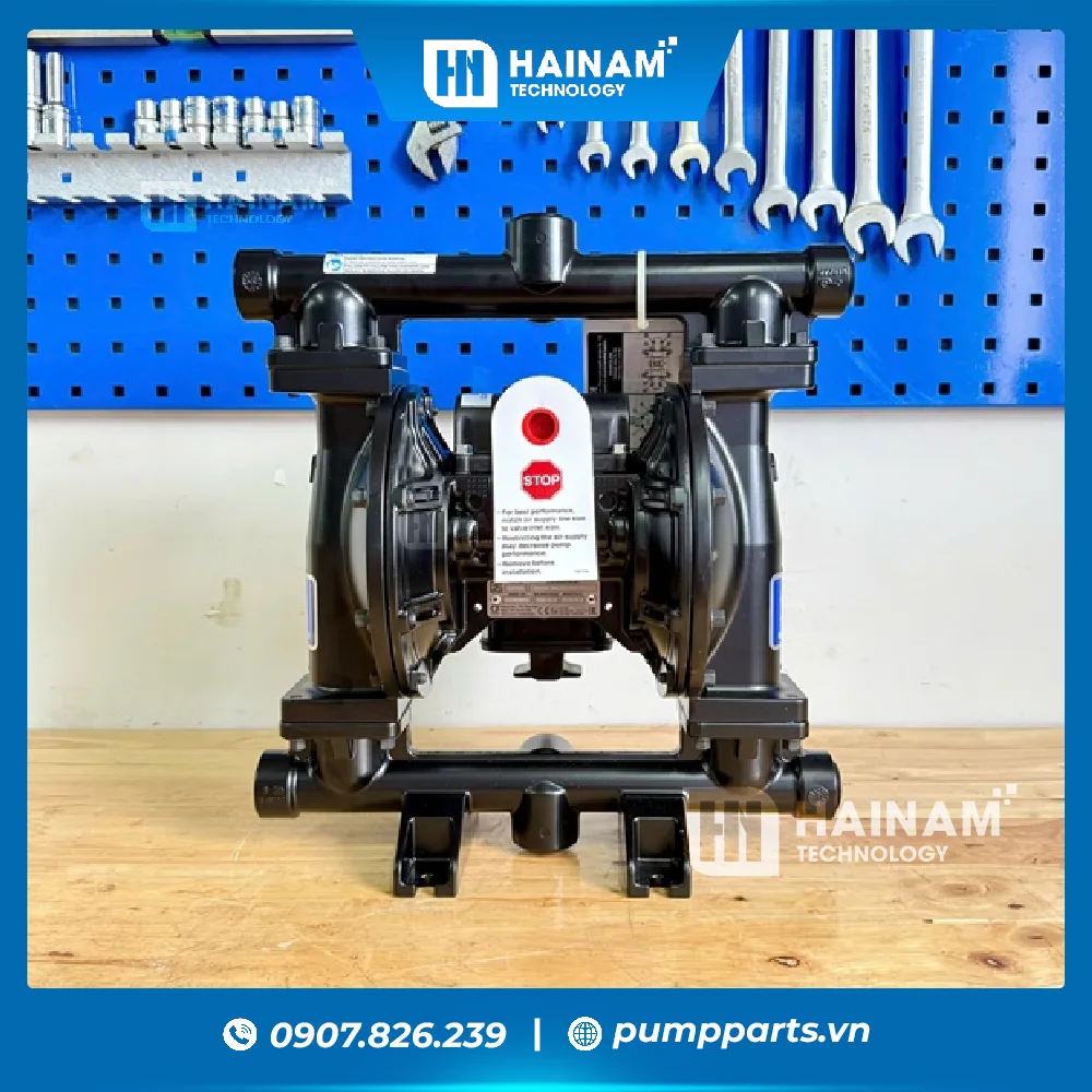 bơm màng husky 1050 thân nhôm