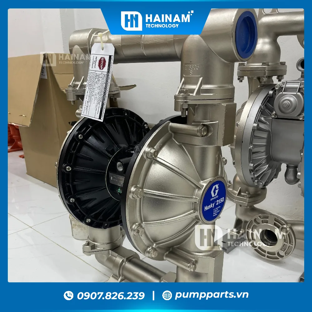 bơm màng husky graco 2150 -Thân inox