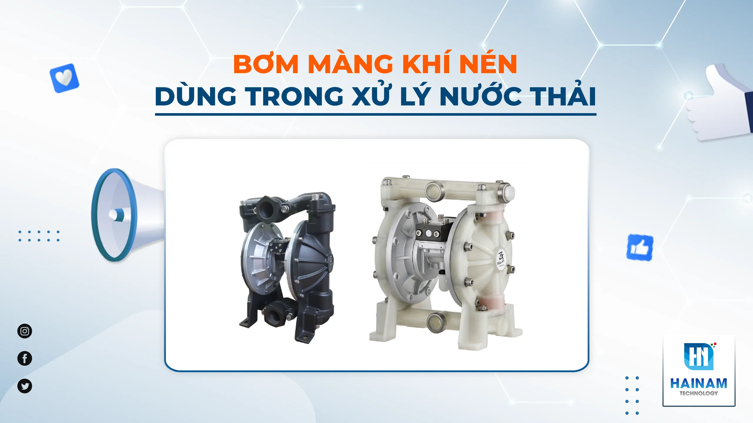 Bơm màng dùng trong xử lý nước thải nào tốt hiện nay?