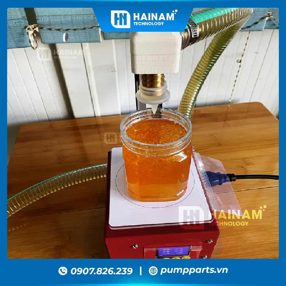 bơm thực phẩm bơm mật ong
