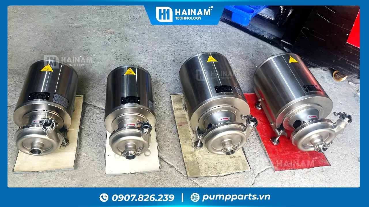 bơm thực phẩm mini inox