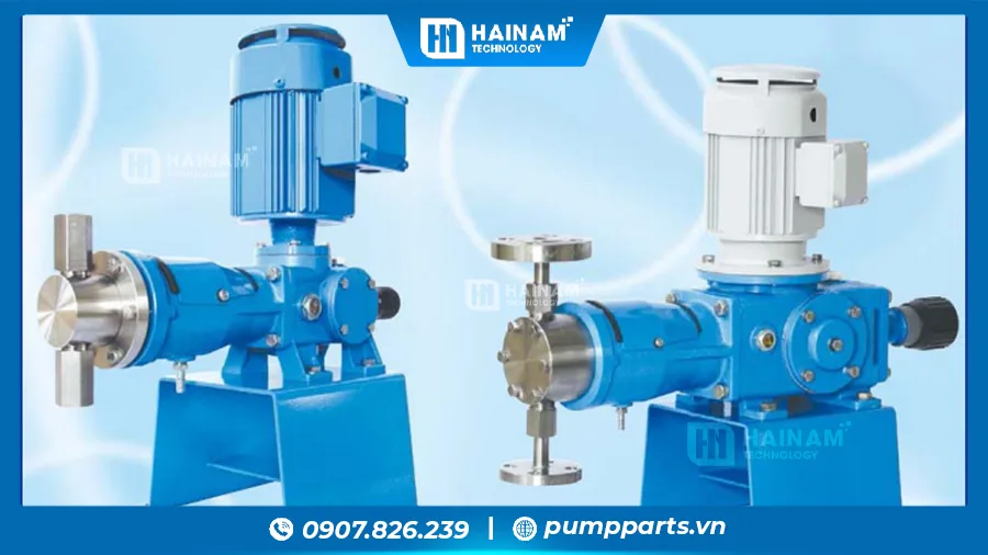 cấu tạo bơm định lượng axit