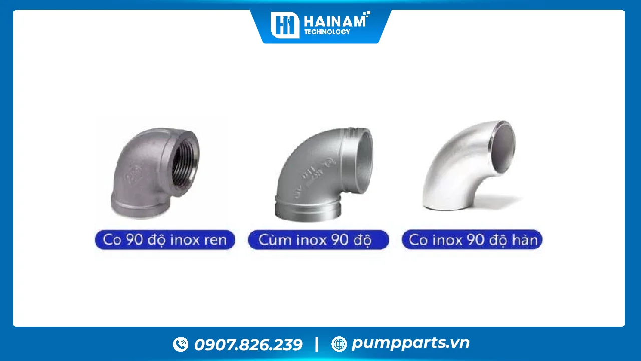 co 90 độ inox
