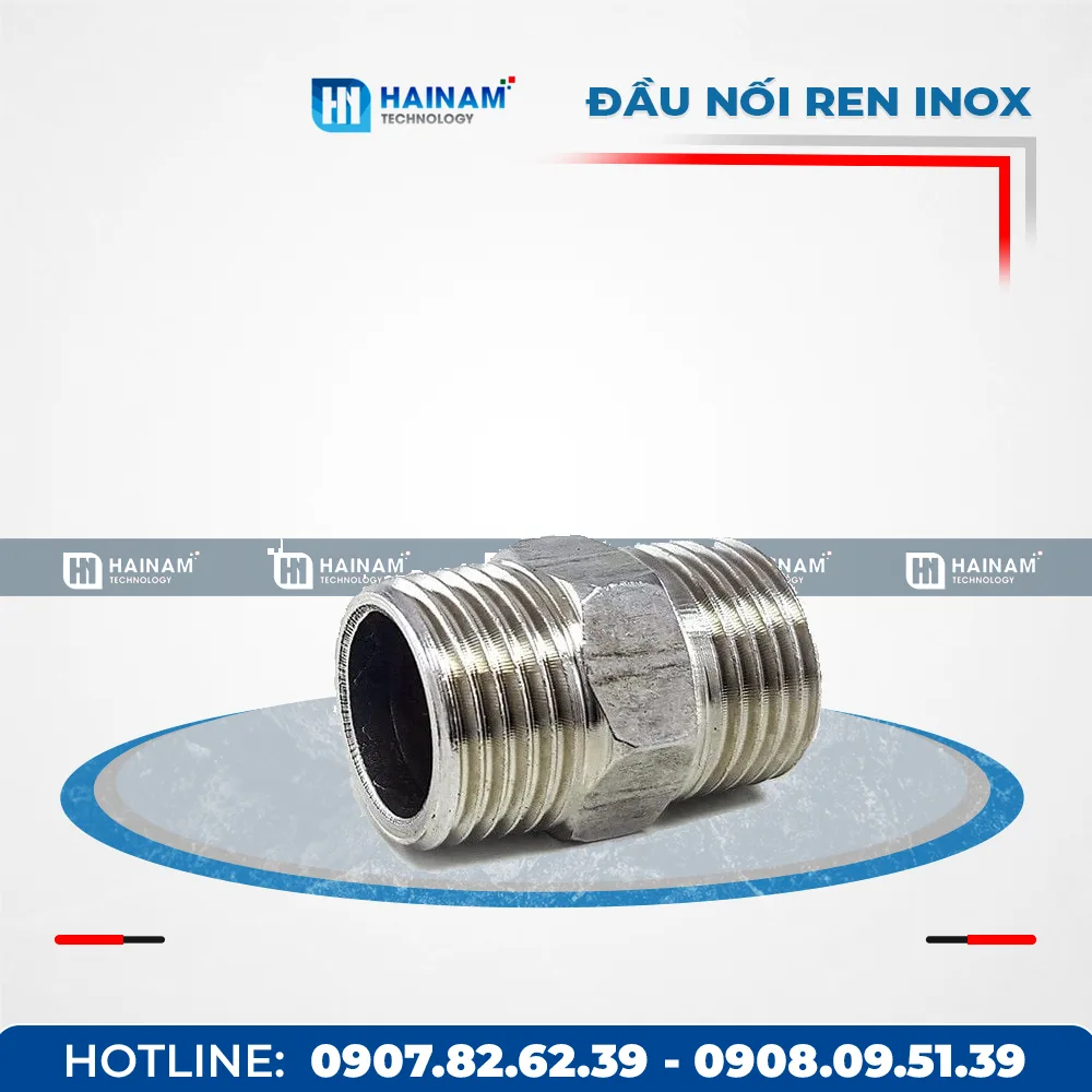 Đầu nối ren – kép ren inox