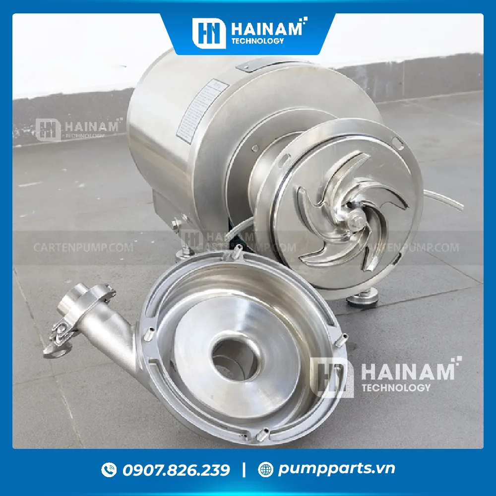 Bơm ly tâm thực phẩm carten