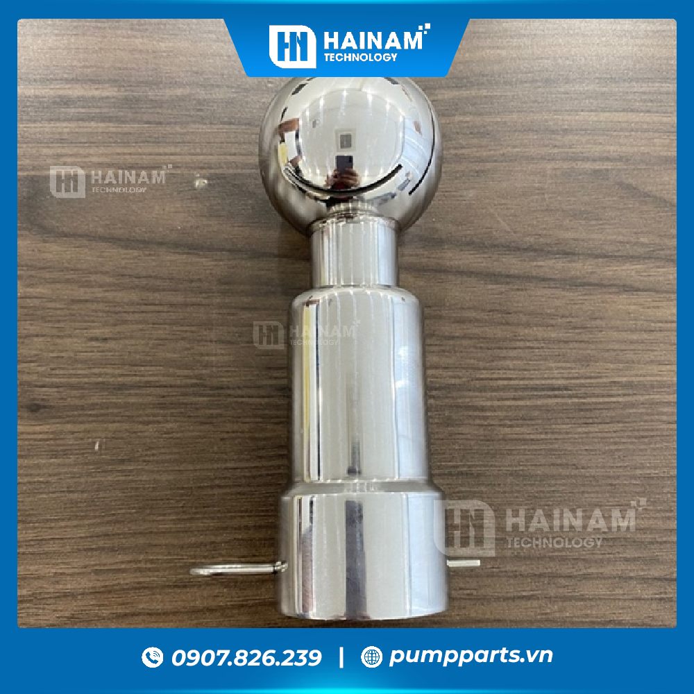 quả cầu xoay vệ sinh đường ống inox 316l