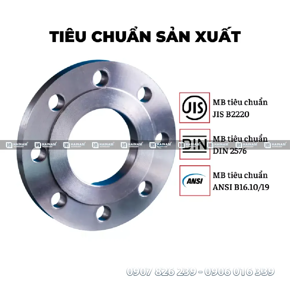 Tiêu chuẩn mặt bích inox