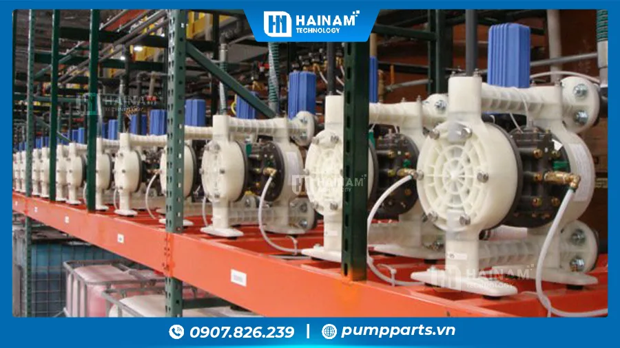 ứng dụng của bơm màng bơm xăng dầu