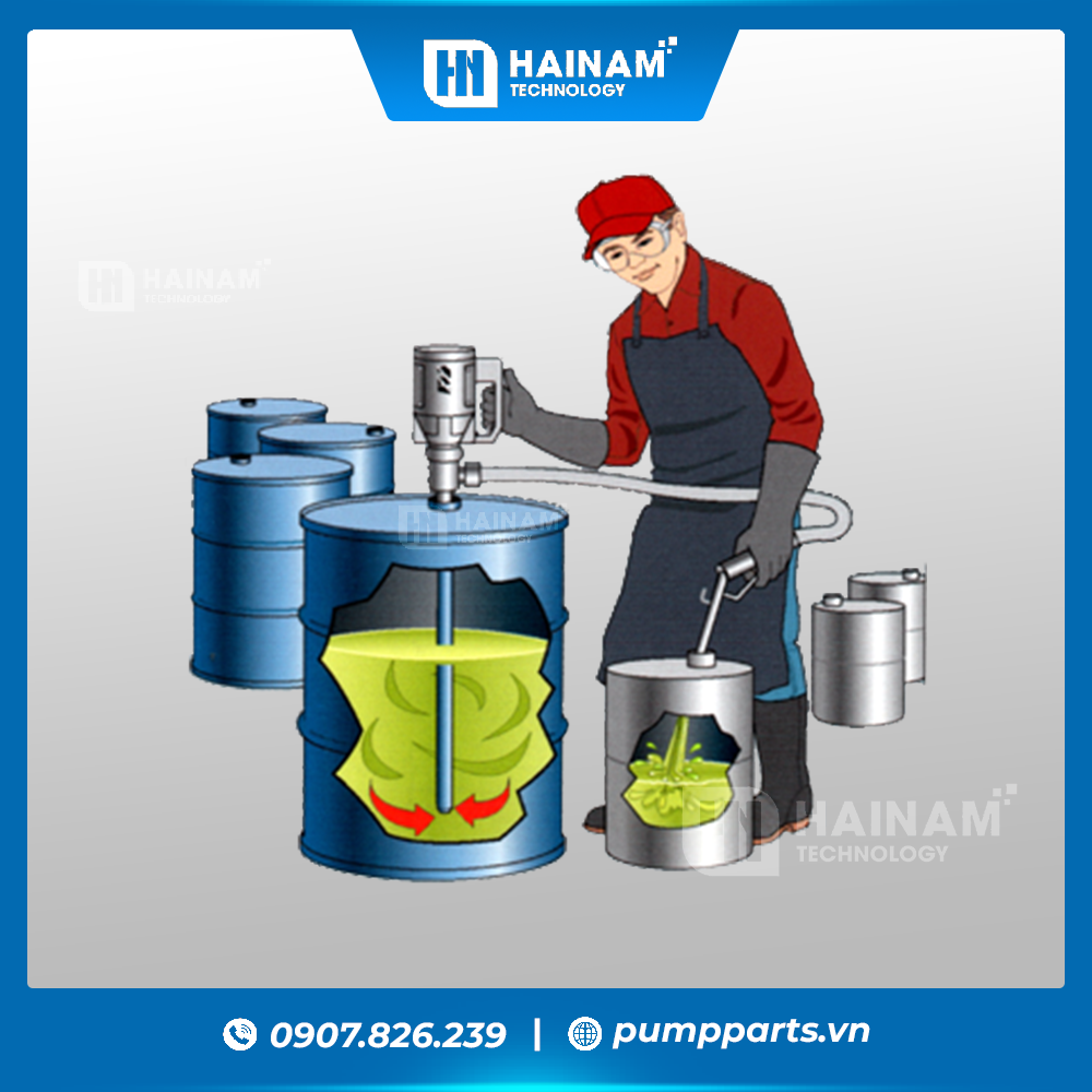 ưu điểm khi sử dụng bơm thùng phuy